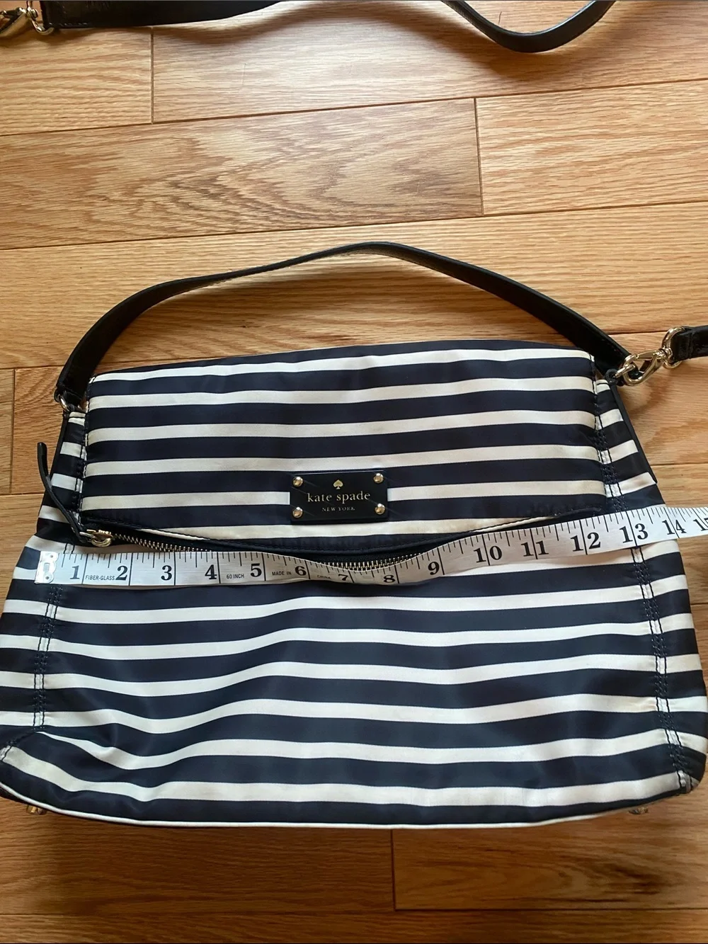 kate spade striped purse